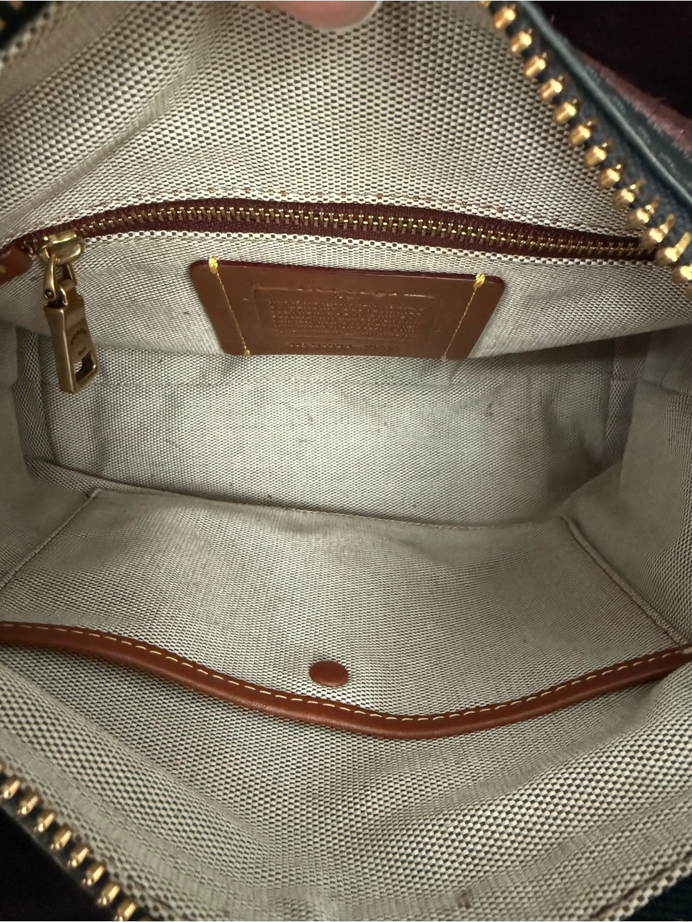 Coach rogue 25 (navy blue with rivets) - Picture 8 of 13